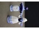 Group Lot Of Blue & White Smalls, Mostly Delft Holland But One Made In Occupied Japan