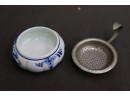 Group Lot Of Blue & White Smalls, Mostly Delft Holland But One Made In Occupied Japan