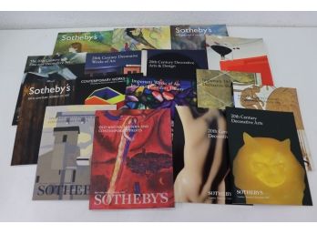 Bundle B - Group Lot Of Sothebys  Past Art House Auction Pre-Sale Catalogs