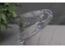 Vannes Of France Calla Lily Clear Crystal Glass Vase Made In France