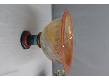 Large Art Glass Bowl 'Cancan Series' By Kjell Engman For Kosta Boda-#59147