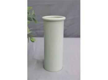 Vintage Dansk Gray Ceramic Cylinder Vase