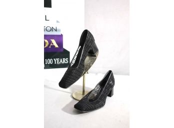 Pair Of Black Francois Pinet Mesh Shoes- Size 38
