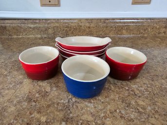 Le Creuset Ramekins And Creme Brule Dishes - Lot Of 7