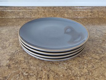 Hearth & Hand Gray Stoneware Dinner Plates - Set Of 4