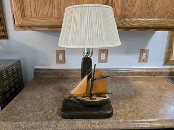 Hand Crafted Nautical Sailboat Lamp