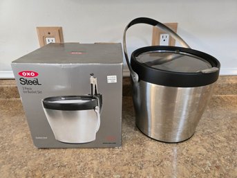 OXO Steel 3 Piece Ice Bucket Set