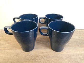 IKEA Fargrik Navy Blue Mug Set Of 4 - Brand New With Stickers