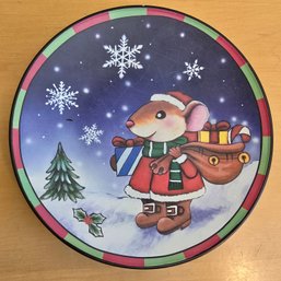 Yankee Candle Winter Christmas Mouse Plate