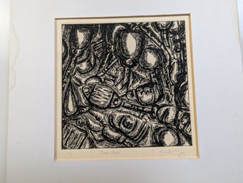 'Pieces And Parts' Lithograph 8' X 8' 1/5 Unkown Artist