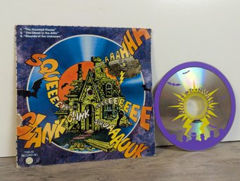 Haunted House Cardboard Vinyl From Cereal Box And Horror Sounds From Fun World Nashua Cd