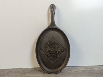 Cast Iron Tobasco Decorative Pan