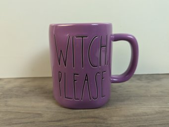 Rae Dunn Witch Please Mug By Magenta - Purple Color - Halloween