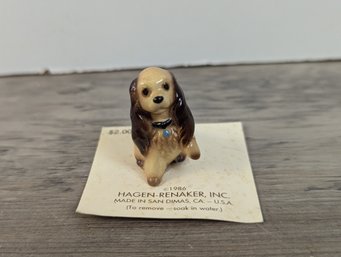 Small Hagen Renaker Cocker Spaniel Figure