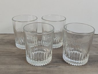 4 Crown Royal Whiskey Glasses