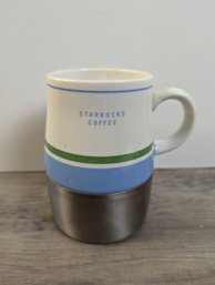 Starbucks 2005 14oz Urban Desk Stripe Mug - Used