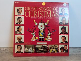 Great Songs Of Christmas Vinyl LP Goodyear Alblum 6 - Bing Crosby, Mathis, Streisand - VG Condition