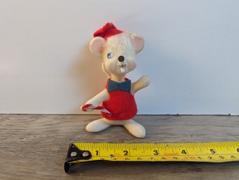 Styrofoam And Felt Vintage Christmas Mouse - Missing Eye