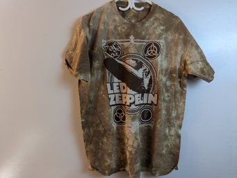 Led Zeppelin Zofo Tie Dye Shirt Size L - Dye Imperfections