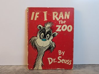 Dr. Seuss If I Ran The Zoo - Book Club Edition Worn / Used