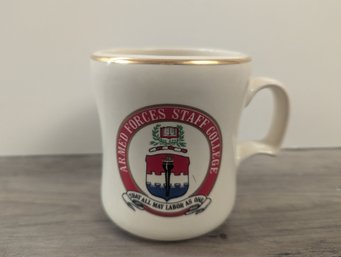 W.C. Bunting Pottery Mug - Armed Forces Staff College