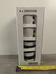 IKEA 4 Coffee Mug Set UNGDOM New Old Stock