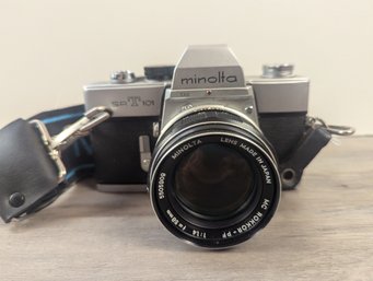 Minolta SRT-101 Film Camera With Lens - Working - Read Description