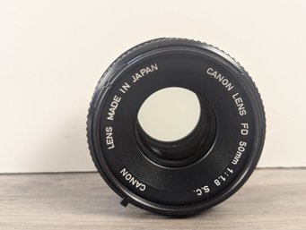 Canon Lens FD 50mm 1:1.8 Good Clean Condition