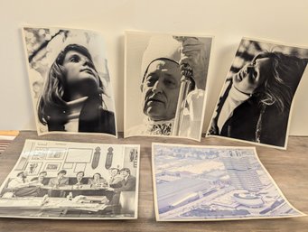 5 8x10 Photographs - Pope, Businessmen, BMW Headquarters, Woman