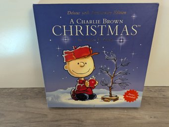 Charlie Brown Christmas 50th Anniversary Edition Book With Poster