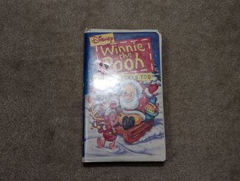 Winnie The Pooh And Christmas Too Vhs Tape