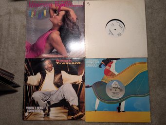 4 Electronic / Disco Single Vinyl Records