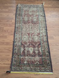 Antique Persian Runner Rug 27' X 70' - Worn - Needs Repair