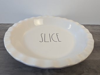 Rae Dunn Pie Dish 'slice'