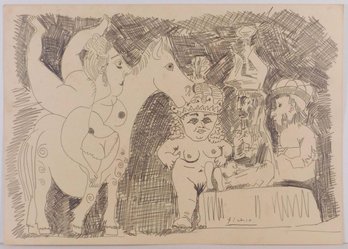 Pablo Picasso, Attributed: Le Cirque