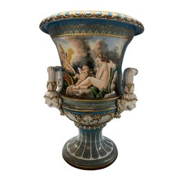 Large Cherub Krater Pot