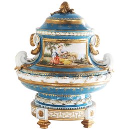 Gorgeous Hand Painted Porcelain Jar