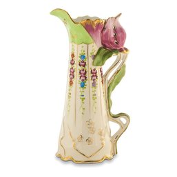 Hand-painted Porcelain Butterfly Pitcher