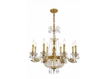 Empire Style Basket Chandelier