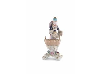 Mom With A Baby Carriage Porcelain Figurine