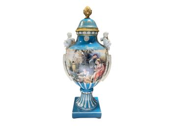 Gorgeous Hand Painted Porcelain Vase