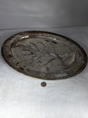 Silver Plate Tree Platter