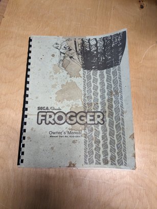 Sega/Gremlin Frogger Owners Manual