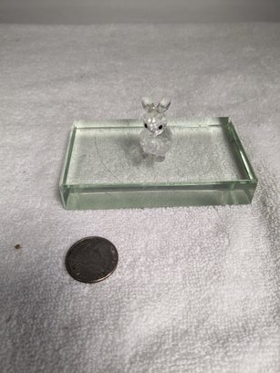 Swarovski Crystal Miniature Bunny Figure