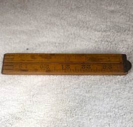 Vintage Folding Ruler