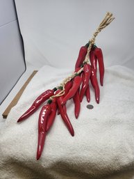 Ceramic Red Chili Peppers