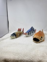 Set Of Three Decorative Fish