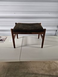 Danish Style Mid-Century Modern  Antique Footstool