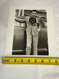 Photograph Of Robert Gordon By David McGough - Leaning On Car (3/4 View Front)