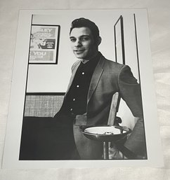 Photograph Of Robert Gordon By David McGough - Seated With Ashtray